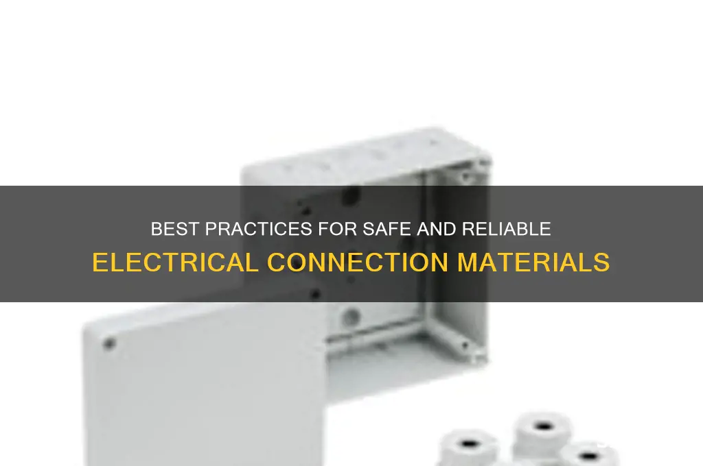 what to use on electrical connections