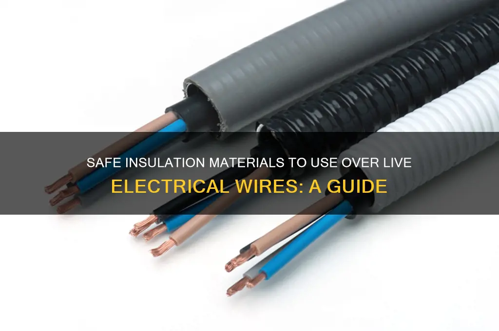 what to use over live electrical wires