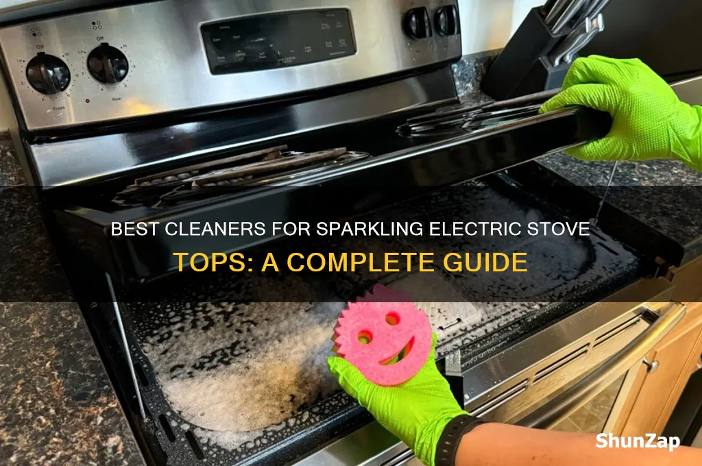 what to use to clean electric stove top
