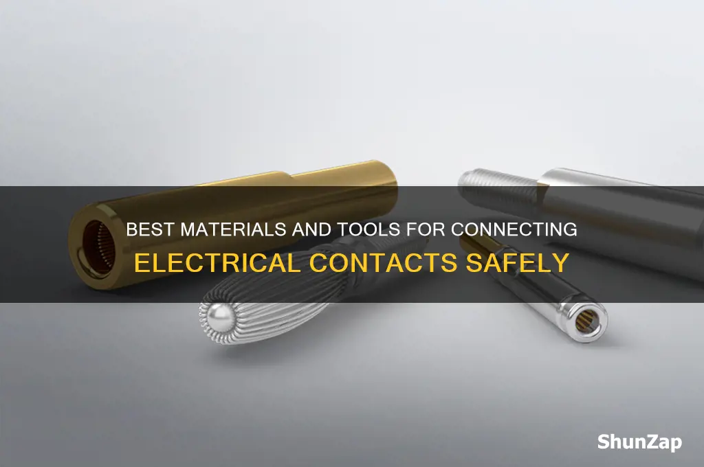 what to use to connect electrical contacts