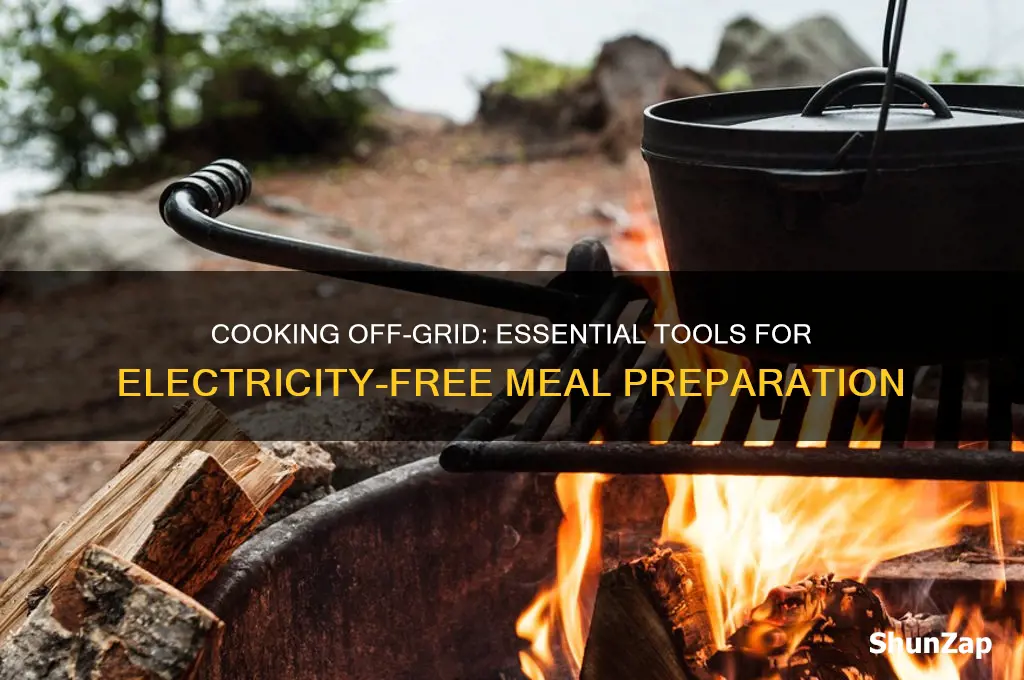 what to use to cook without electricity