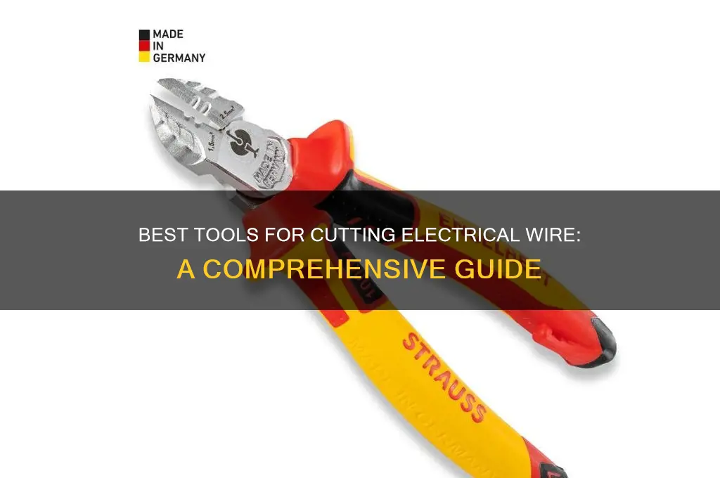 what to use to cut electrical wire