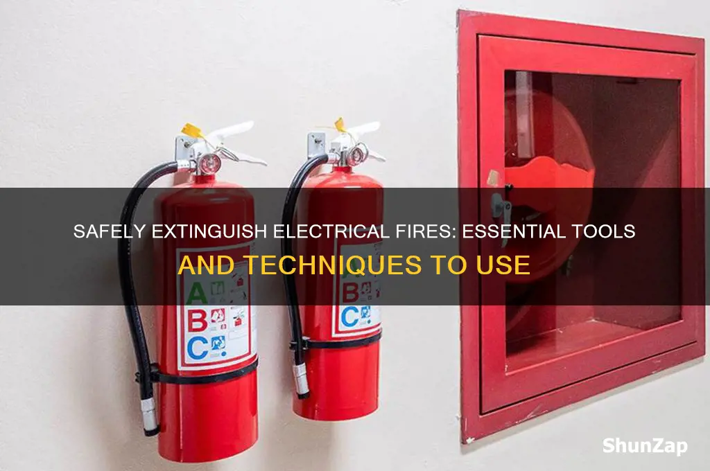 what to use to extinguish electrical fire