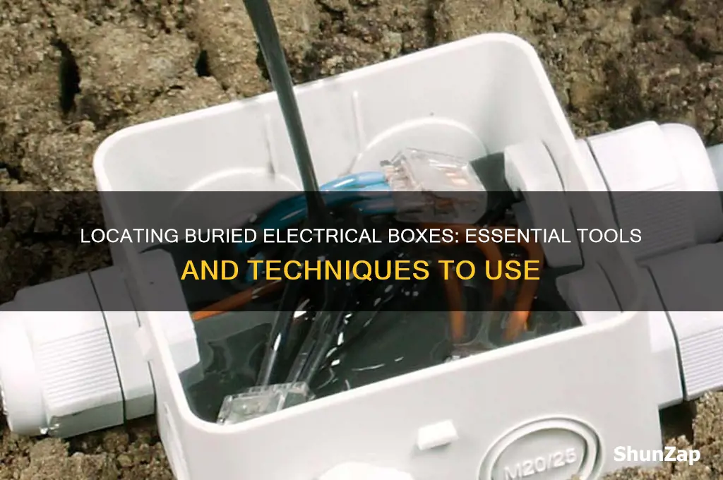 what to use to find buried electrical box