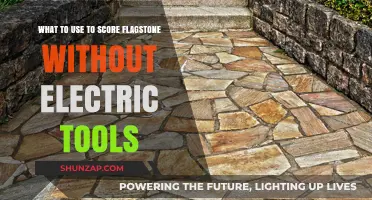 Hand Tools for Scoring Flagstone: A Power-Free Guide