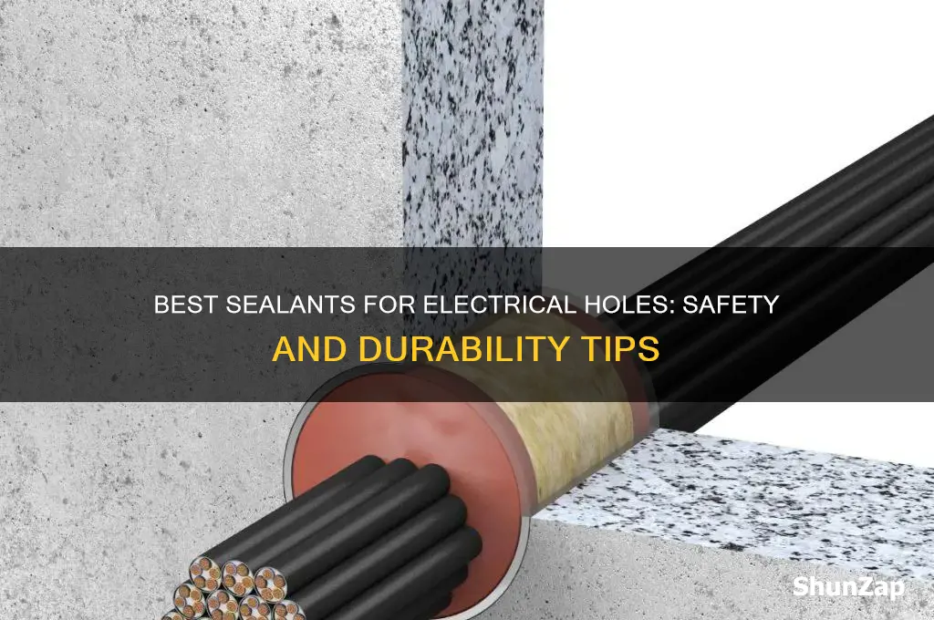 what to use to seal up a hole for electrical