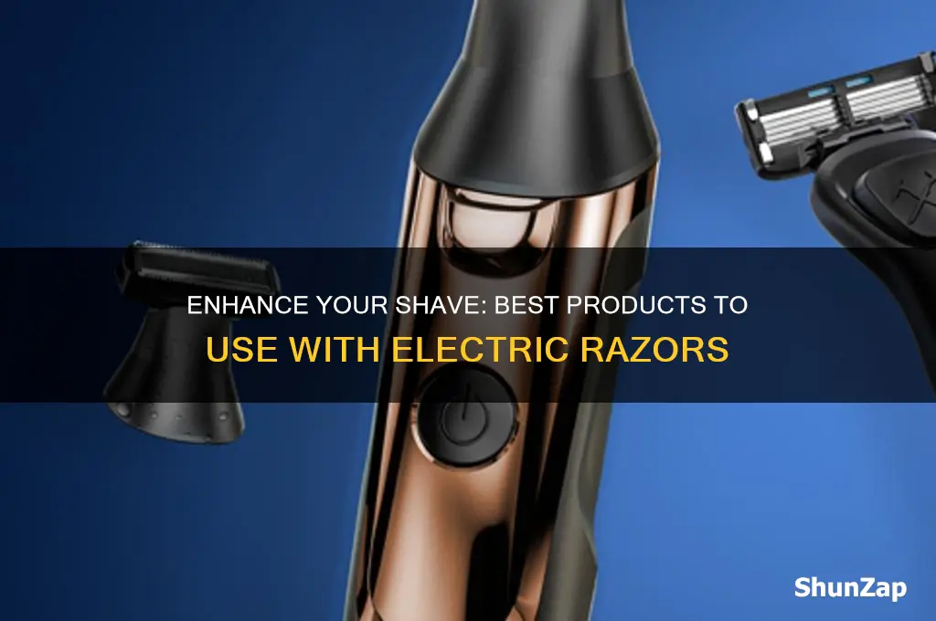 what to use with electric razor