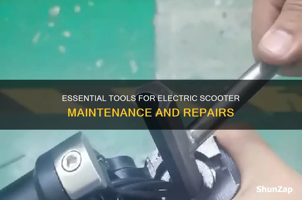 what tools are used on electric scooters