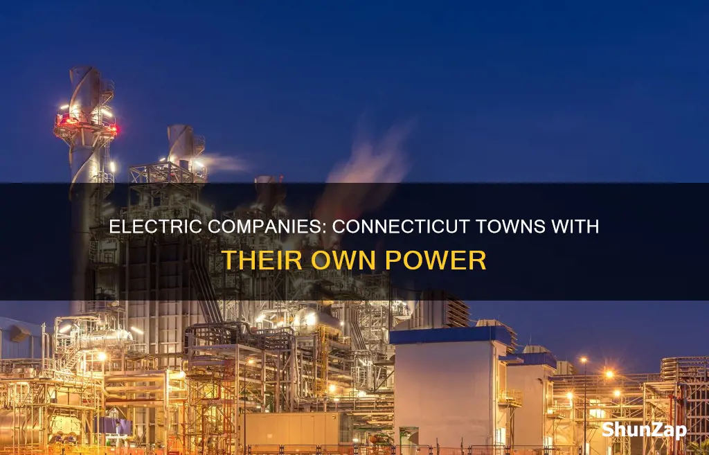 what towns in ct have their own electric company