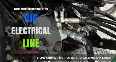 Tractor Implements for Digging Electrical Lines: What You Need