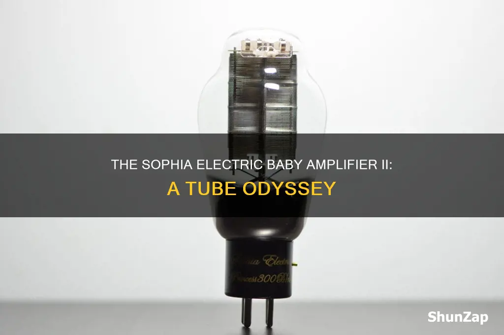 what tubes sophia electric baby amplifier ii