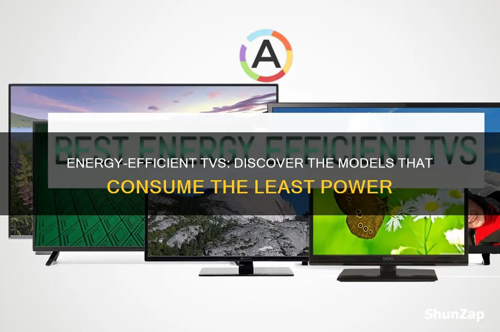what tv use the least electricity