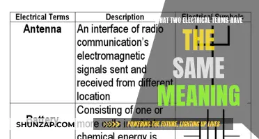 Identical Electrical Jargon: Unraveling Two Synonymous Terms