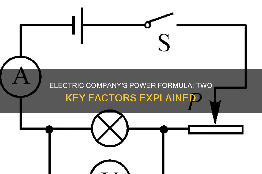 what two factors does the electric company use
