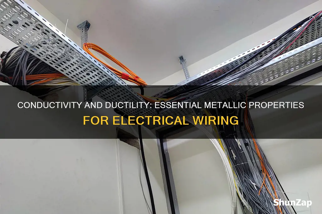 what two metallic properties would be useful in electrical wiring