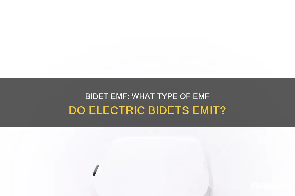 what type emf do electric bidets emit