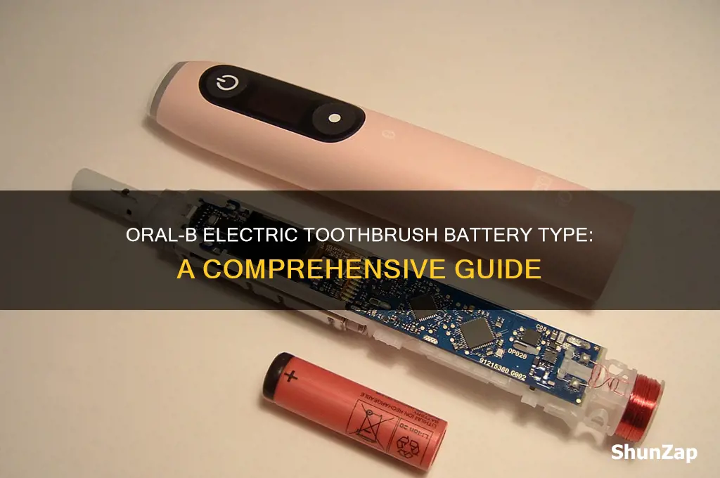 what type of battery does oral b electric toothbrush use