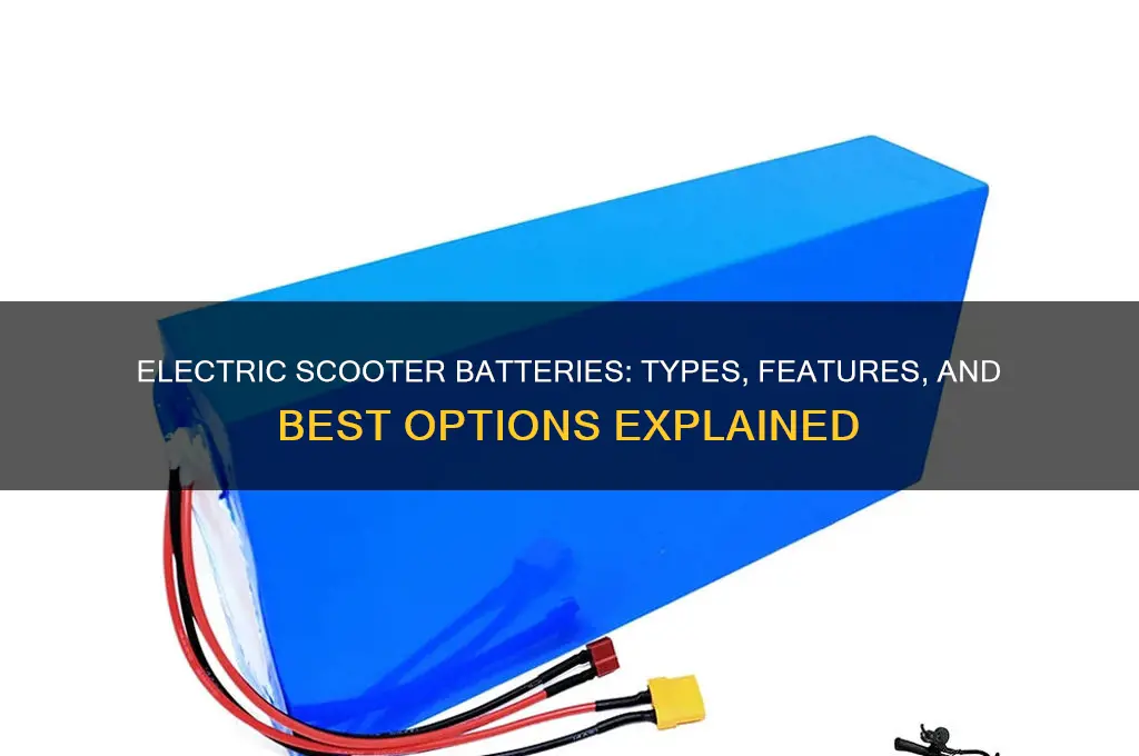 what type of battery is used in electric scooters