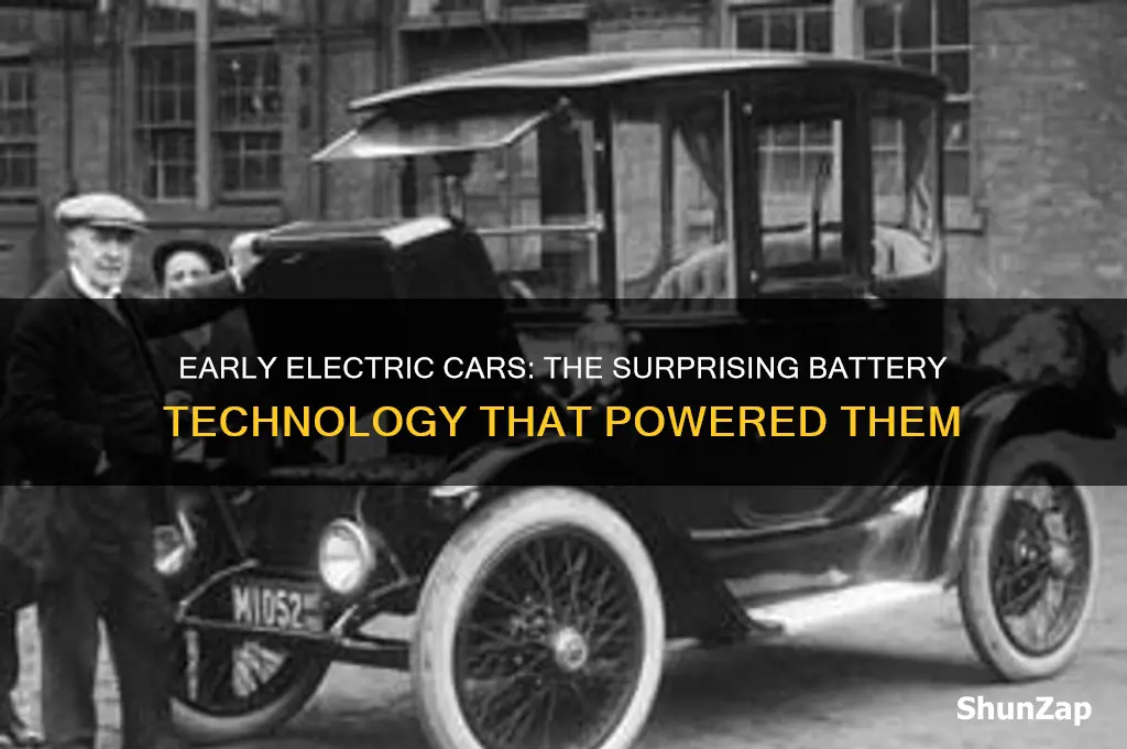 what type of battery was used in early electric cars