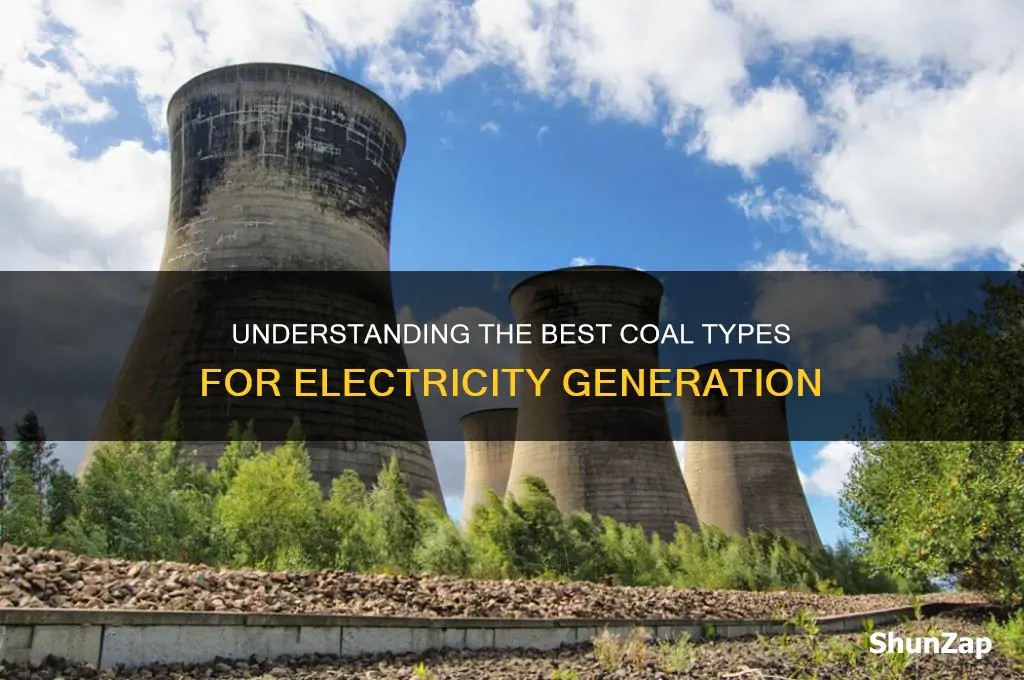what type of coal is used for electricity