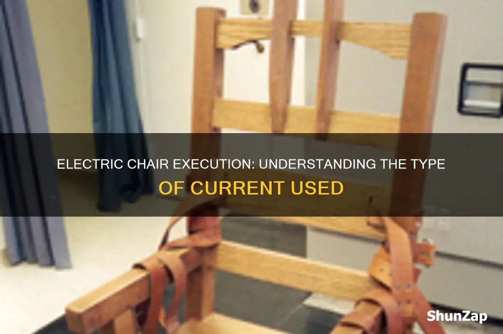 what type of current is used in the electric chair