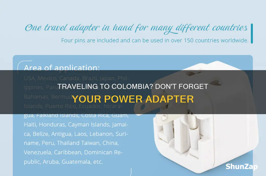 what type of electric adapter for colombia