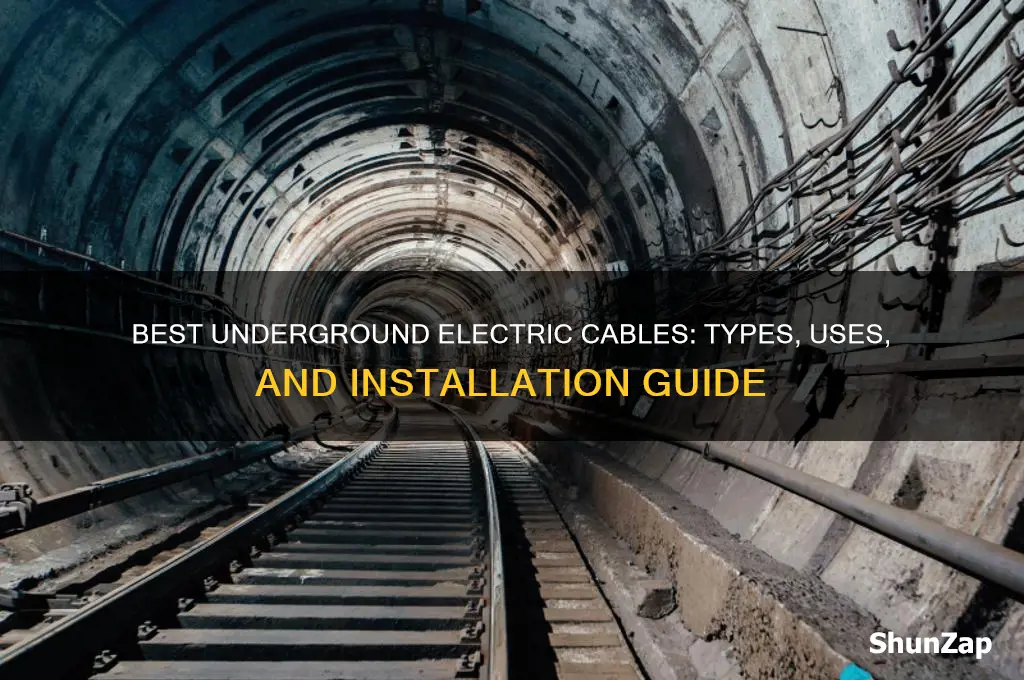 what type of electric cable is used for underground