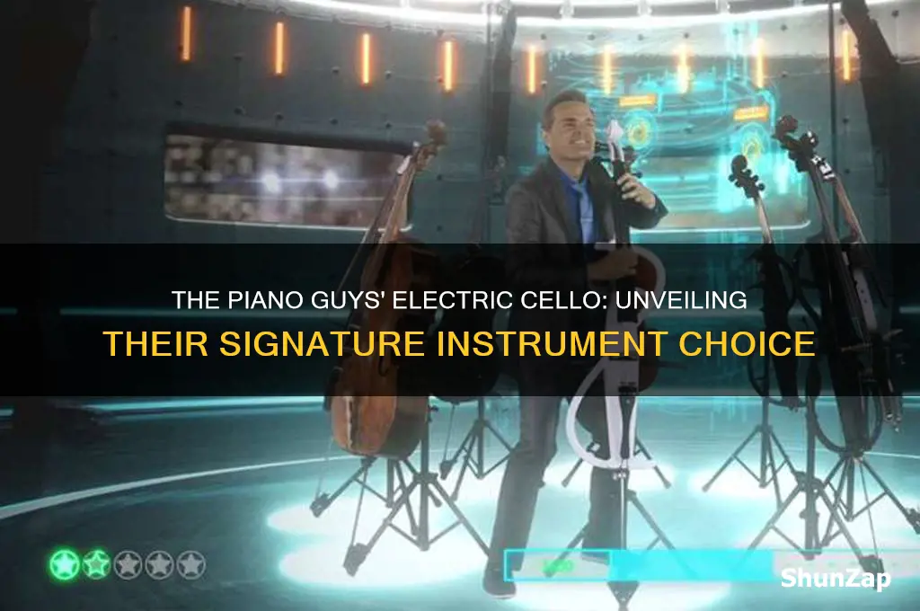 what type of electric cello do the piano guys use