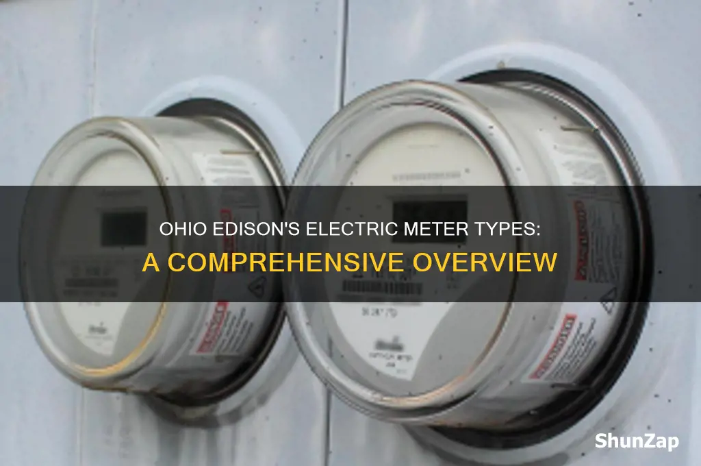 what type of electric meters does ohio edison use