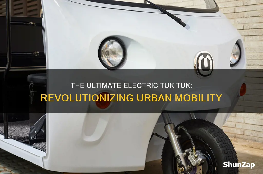 what type of electric motorcycle tuk tuk