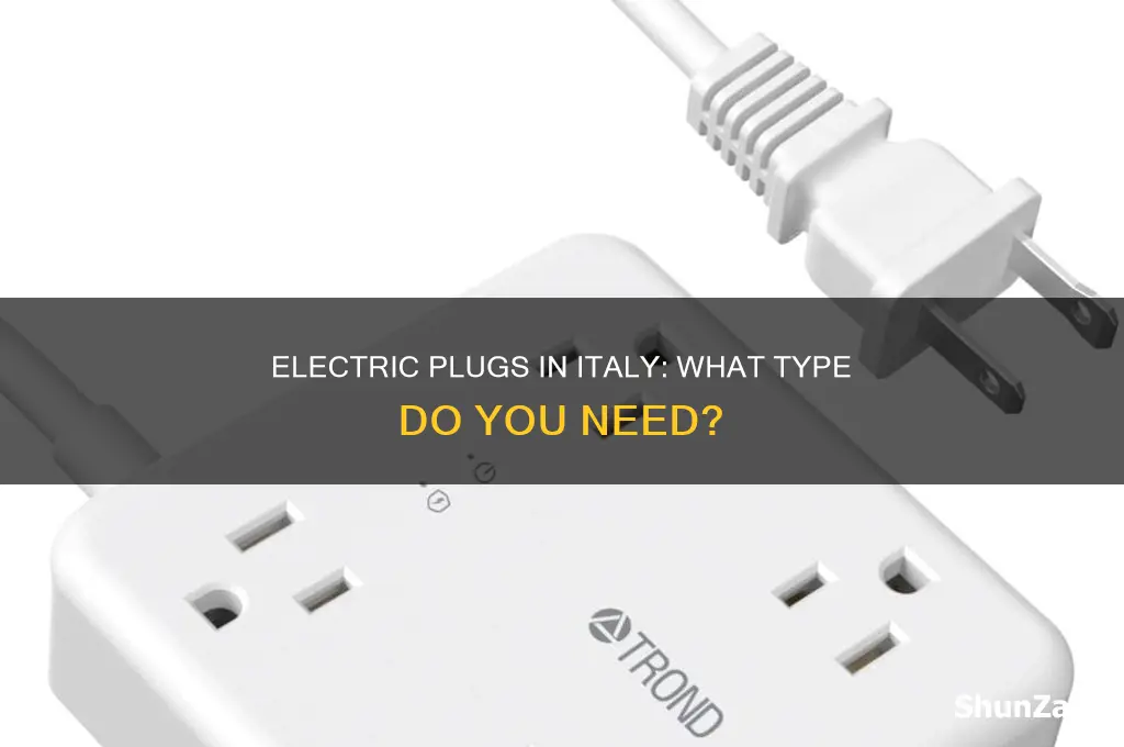 what type of electric plug in italy