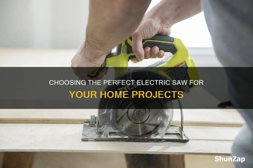 what type of electric saw is best for residential use