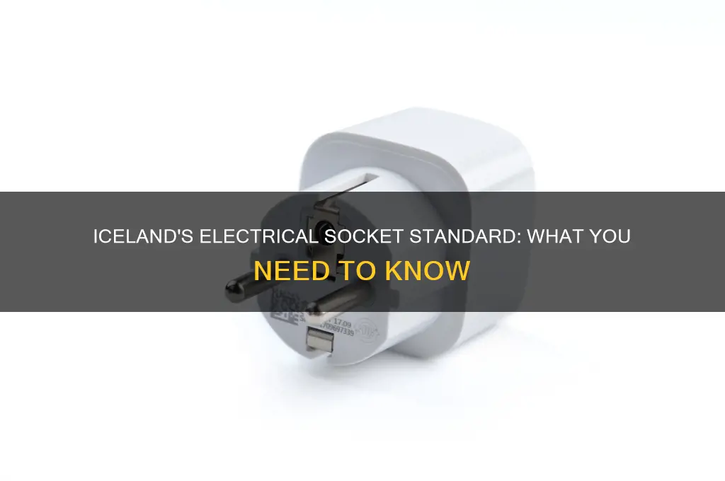 what type of electric sockets in iceland