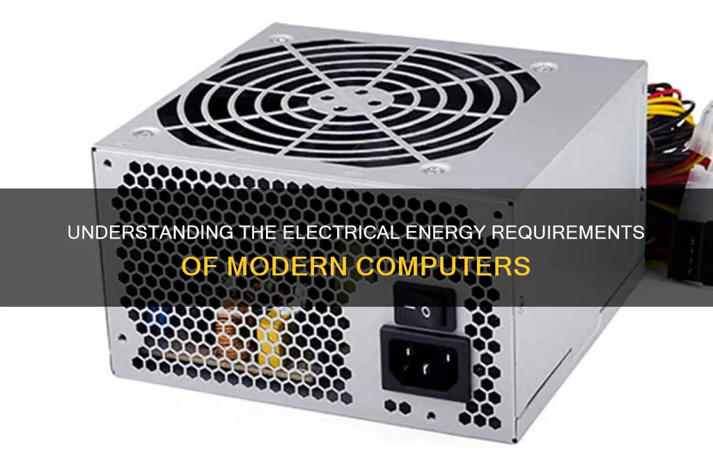 what type of electrical energy do computers use