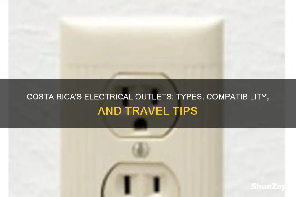 what type of electrical outlets are used in costa rica