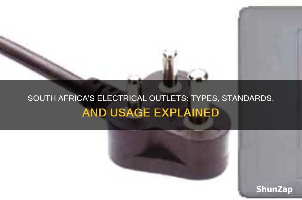what type of electrical outlets are used in south africa