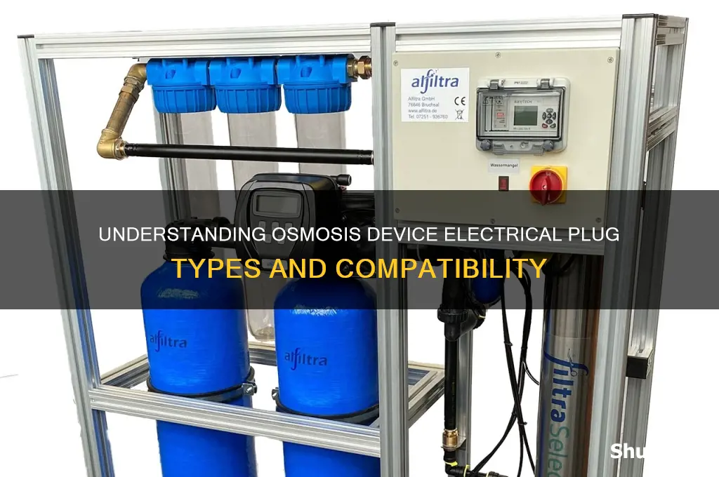 what type of electrical plug does osmosis use