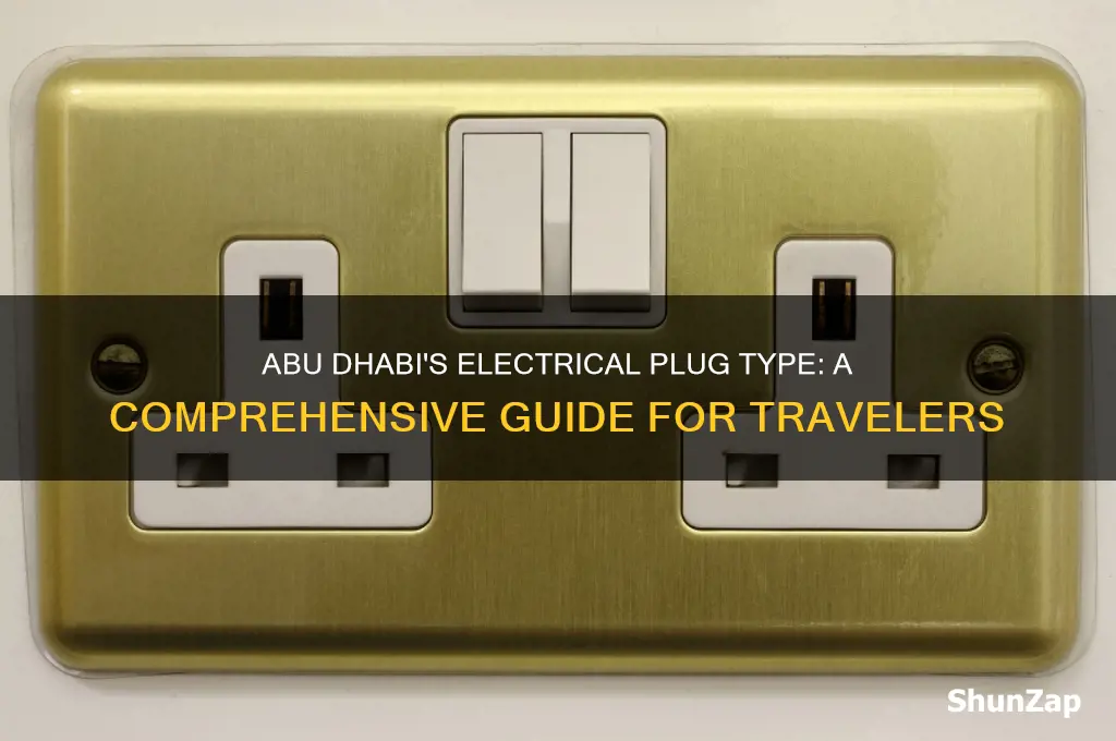 what type of electrical plug is used in abu dhabi