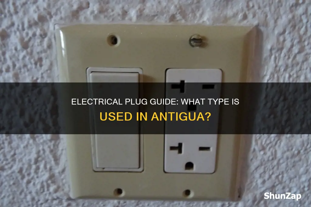 what type of electrical plug is used in antigua