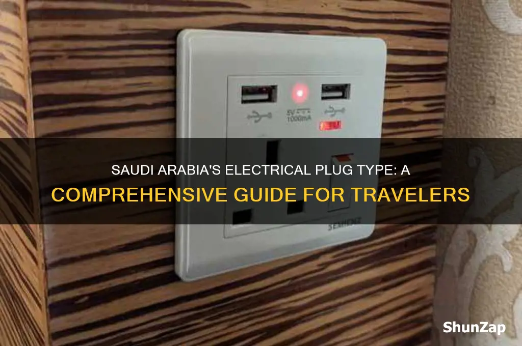 what type of electrical plug is used in saudi arabia