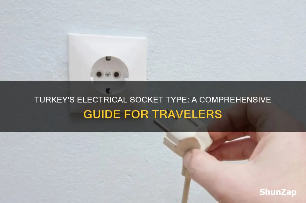 what type of electrical socket is used in turkey