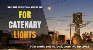 Choosing the Right Electrical Wire for Catenary Lighting Installations