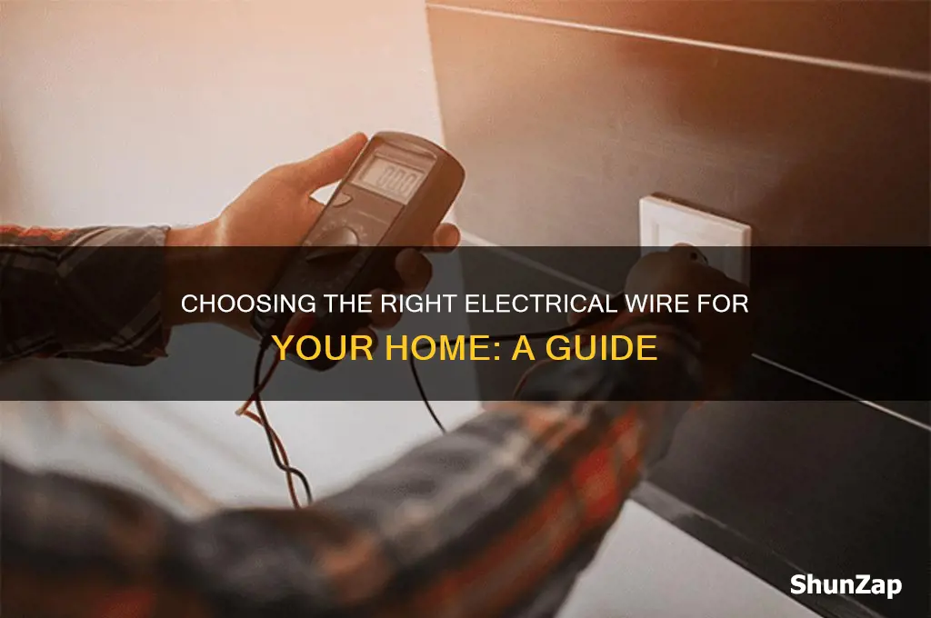 what type of electrical wire to use for homes