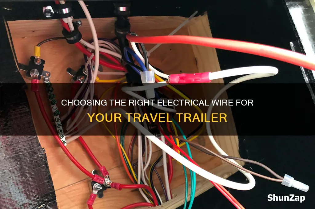 what type of electrical wire to use in travel trailer