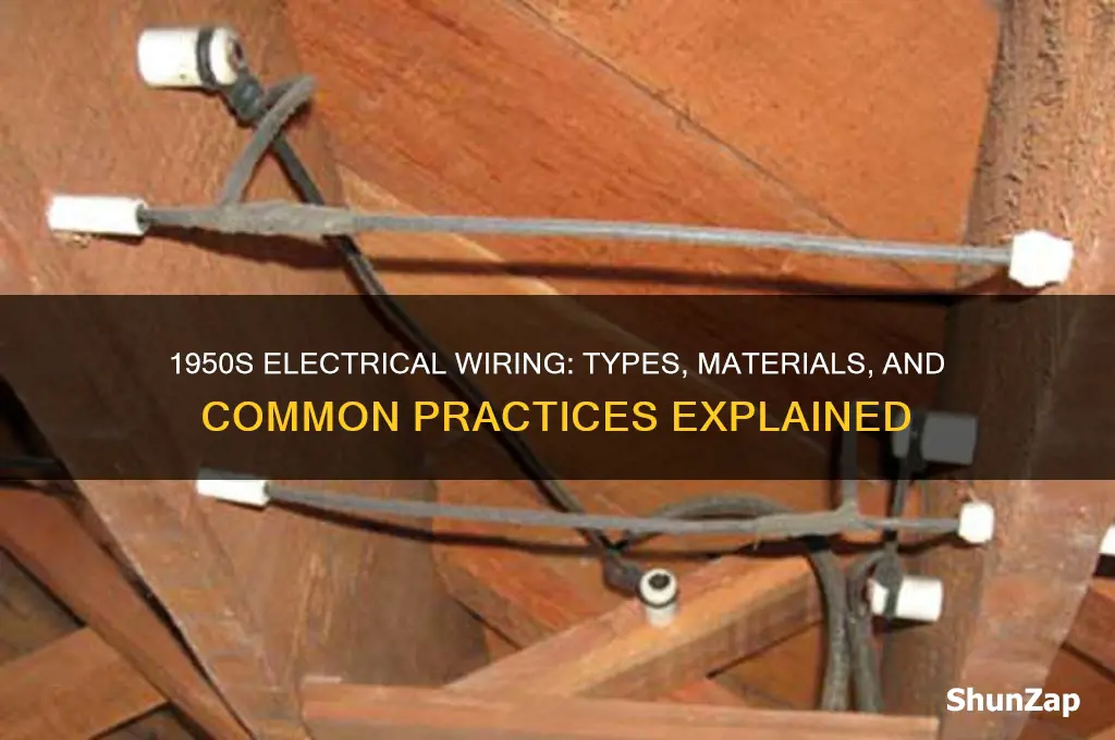 what type of electrical wiring was used in the 1950s