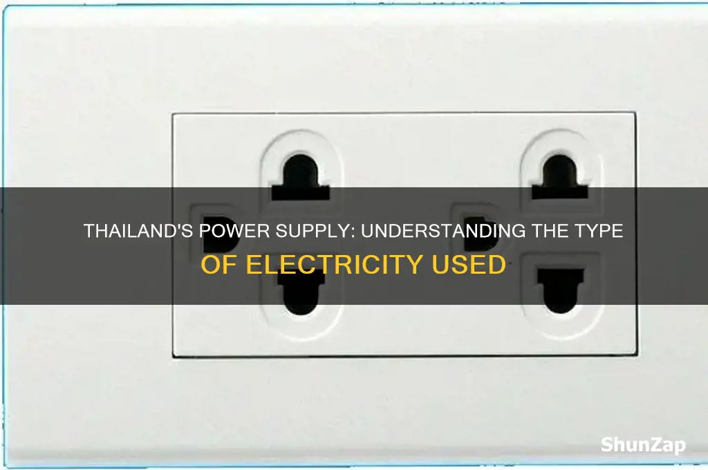 what type of electricity is used in thailand