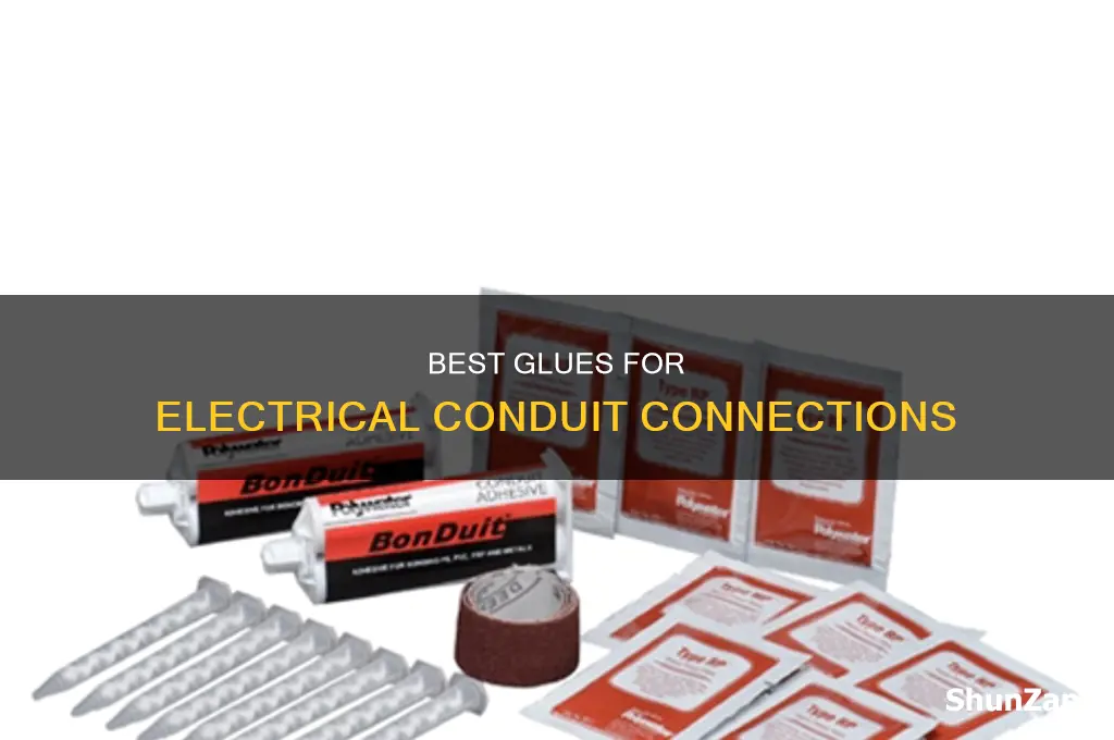 what type of glue for electrical conduit