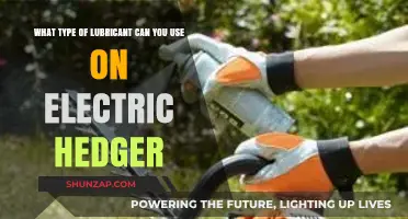 Best Lubricants for Electric Hedgers: Maintenance Tips for Smooth Operation
