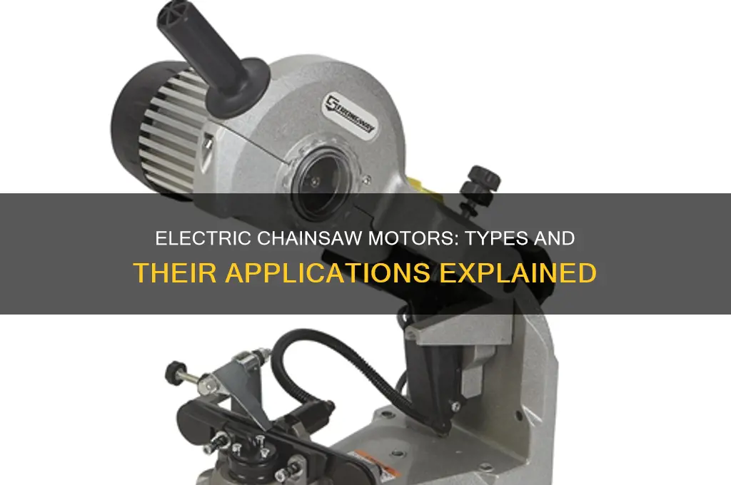 what type of motor is used in electric chainsaws