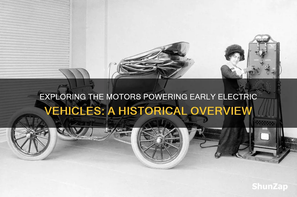 what type of motors did old electric cars use
